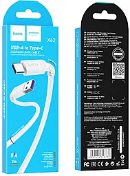 Кабель Hoco X62 Fortune USB-A - Type-C 25w 5a 1м cable White - миниатюра 3 Кабель Hoco X62 Fortune USB-A - Type-C 25w 5a 1м cable White - миниатюра 3