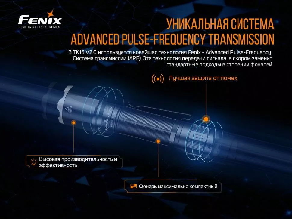 Фонарик аккумуляторный Fenix TK16 V2.0 (1x21700) Зелёный - фото 10