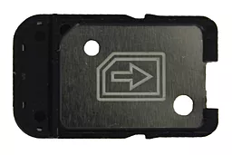 Держатель (лоток) Сим карты Sony Xperia E5 F3311 / F3313 Single Sim Black