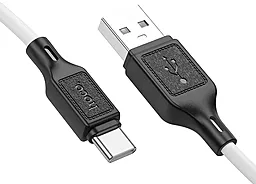 Кабель Hoco X90 Cool Silicone USB-A - Type-C 15w 3a 1м cable White - мініатюра 3 Кабель Hoco X90 Cool Silicone USB-A - Type-C 15w 3a 1м cable White - мініатюра 3