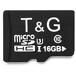 Карта пам'яті T&G MicroSDHC 16GB UHS-I U3 Class 10 (TG-16GBSD10U3-00)