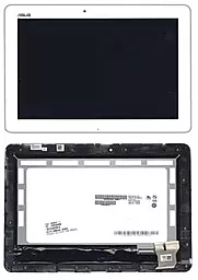 Дисплей для планшету Asus Eee Pad Transformer TF103CG з тачскріном і рамкою, White - фото Дисплей для планшету Asus Eee Pad Transformer TF103CG з тачскріном і рамкою, White