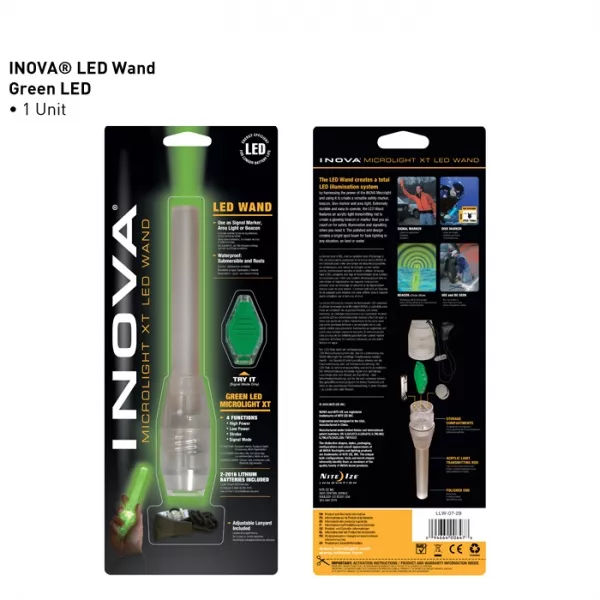 Ліхтарик Inova Microlight XT LED Wand/Green - фото 1