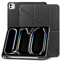 Чехол для планшета Smart Case Origami с местом под стилус для Apple iPad Pro 11" (2024) Black - фото Чехол для планшета Smart Case Origami с местом под стилус для Apple iPad Pro 11" (2024) Black
