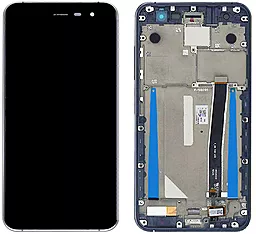 Дисплей Asus ZenFone 3 ZE520KL (Z017DB, Z017D, Z017DA, Z017DC, ZE520KL, ZA520KL) з тачскріном і рамкою, Blue