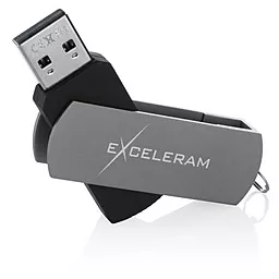 Флешка Exceleram 8GB P2 Series USB 2.0 (EXP2U2GB08) Gray - миниатюра 4