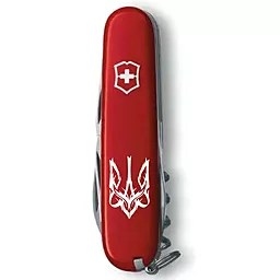 Мультитул Victorinox Camper Ukraine (1.3613_T0630u) Красный Трезубец готический белый - миниатюра 4
