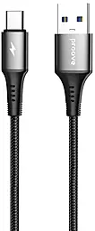 Кабель Proove WireX USB-A - Type-C 15w 3a 1м cable Black (CCWX15001201) - фото Кабель Proove WireX USB-A - Type-C 15w 3a 1м cable Black (CCWX15001201)