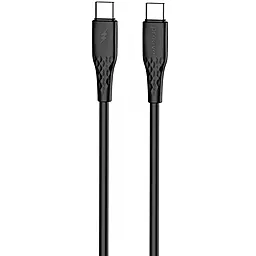 Кабель Proove GridLine USB Type-C - Type-C 60w 3a 1м PD cable Black (CCGL60002201) - фото Кабель Proove GridLine USB Type-C - Type-C 60w 3a 1м PD cable Black (CCGL60002201)