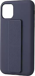 Чехол Epik Silicone Case Hand Holder Apple iPhone 12 Mini Midnight Blue