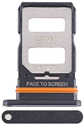 Слот (лоток) SIM-карти Xiaomi Redmi Note 12 Pro Plus 5G та картки пам'яті Dual SIM Obsidian Black - фото Слот (лоток) SIM-карти Xiaomi Redmi Note 12 Pro Plus 5G та картки пам'яті Dual SIM Obsidian Black