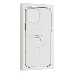 Чохол Silicone Case Clear with Magsafe для Apple iPhone 16 Plus - мініатюра 3 Чохол Silicone Case Clear with Magsafe для Apple iPhone 16 Plus - мініатюра 3