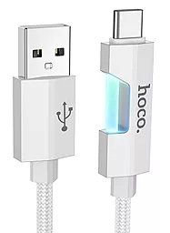 Кабель USB Hoco U123 Regent colorful charging 18w 3a 1.2m USB Type-C cable gray