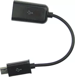 OTG-переходник TOTO OTG cable micro USB 0.16m Black (TKZ-01) - миниатюра 2