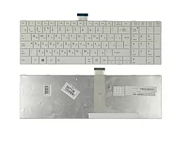 Клавіатура для ноутбуку Toshiba Satellite L850 C875 L855 White