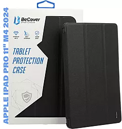Чехол для планшета BeCover Smart Case для Apple iPad Pro 11" M4 2024 Black (711621) - фото Чехол для планшета BeCover Smart Case для Apple iPad Pro 11" M4 2024 Black (711621)