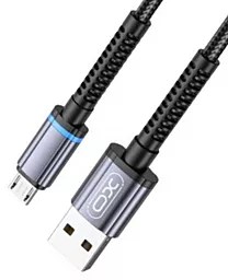 Кабель USB XO NB215 Intelligent Conversion 2.4A micro USB Cable Black - миниатюра 2