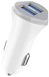 Автомобильное зарядное устройство Aspor A903 12w 2xUSB-A ports car charger white - фото Автомобильное зарядное устройство Aspor A903 12w 2xUSB-A ports car charger white