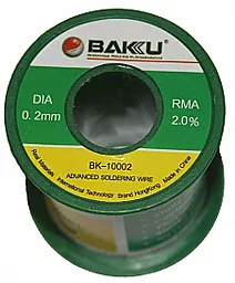 Припій дротяний Baku (Sn97Ag0.3Cu0.7+Flux2%) BK-10002 0.2мм 50г на котушці