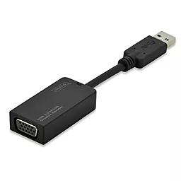Відео перехідник (адаптер) Digitus USB 3.0 to VGA, (DA-70455) black - мініатюра 2