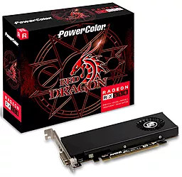 Відеокарта PowerColor Red Dragon Radeon RX 550 4GB GDDR5 Low Profile (AXRX 550 4GBD5-HLE)