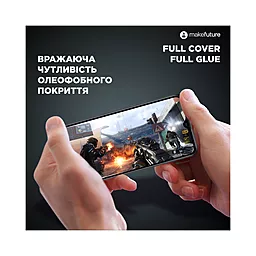 Защитное стекло MAKE для Xiaomi Poco M6 Pro Black (MGF-XPM6P) - миниатюра 6