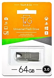 Флешка T&G 117 Metal Series 64GB USB 3.0 (TG117BK-64G3) Black - миниатюра 2