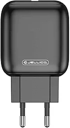 Сетевое зарядное устройство Jellico C32 18W QC3.0 USB-A + Lightning cable black - миниатюра 2