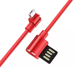 Кабель USB Hoco U37 Long Roam micro USB Cable  Red - миниатюра 3