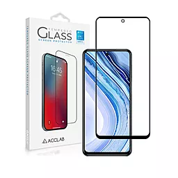 Защитное стекло ACCLAB Full Glue Xiaomi Redmi Note 9 Pro, Redmi Note 9 Pro Max Black (1283126508790)