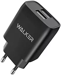 Сетевое зарядное устройство Walker WH-31 2.1a 2xUSB-A ports charger + Lightning cable black - миниатюра 3
