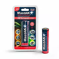 Акумулятор MastAK 18650 USB Li-on 2600 mAh 3.6V 1шт.