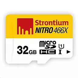 Карта пам'яті Strontium microSDHC 32GB Nitro 466X Class 10 USH-I U1 (SRN32GTFU1R)
