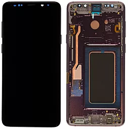 Дисплей Samsung Galaxy S9 Plus G965 с тачскрином и рамкой, сервисный оригинал, Red
