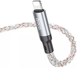 Кабель Hoco U112 LED Shine USB Type-C - Lightning 20w 3a 1м PD сable RGB - мініатюра 4 Кабель Hoco U112 LED Shine USB Type-C - Lightning 20w 3a 1м PD сable RGB - мініатюра 4