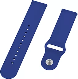 Сменный ремешок для умных часов Xiaomi Amazfit Bip/Bip Lite/Bip S Lite/GTR 42mm/GTS/TicWatch S2/TicWatch E (706194) Dark Blue