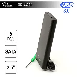 Карман для HDD PrologiX BS-U23F (BS-U23F-BLACK) Black - фото Карман для HDD PrologiX BS-U23F (BS-U23F-BLACK) Black