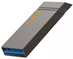 Флешка Hoco UD13 Clever USB3.2 128GB Gray (6942007611510) - фото Флешка Hoco UD13 Clever USB3.2 128GB Gray (6942007611510)
