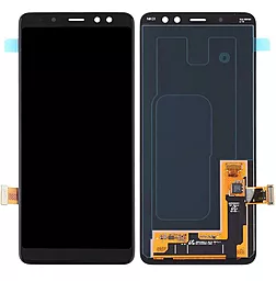 Дисплей Samsung Galaxy A8 A530 2018 з тачскріном, (OLED), Black