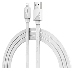 Кабель USB Hoco U34 LingYing Charged Lightning Cable 1.2M White - миниатюра 2