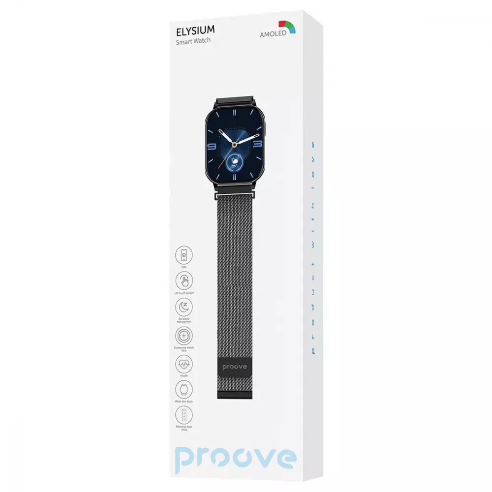 Смарт-годинник Proove Elysium Black - фото 2