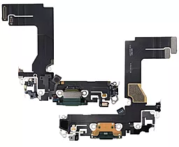 Нижній шлейф Apple iPhone 13 mini з роз'ємом зарядки, з мікрофоном Original Green - фото Нижній шлейф Apple iPhone 13 mini з роз'ємом зарядки, з мікрофоном Original Green