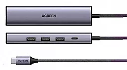 Мультипортовый USB Type-C хаб Ugreen CM475 5-in-1 gray (20932) - миниатюра 2
