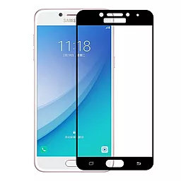 Защитное стекло PowerPlant Full Screen Samsung A720 Galaxy A7 2017 Black (GL605446)