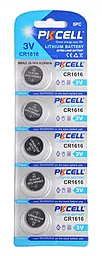 Батарейки PKCELL CR1616 5шт 3 V
