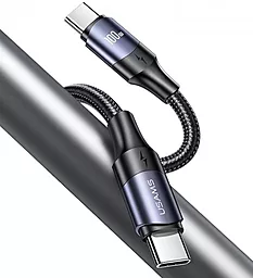 Кабель Usams U71 USB Type-C - Type-C 100w 5a 3м PD cable Black - миниатюра 3 Кабель Usams U71 USB Type-C - Type-C 100w 5a 3м PD cable Black - миниатюра 3
