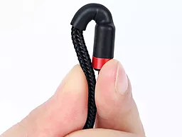 Кабель USB Baseus Cafule 2M USB Type-C - Type-C Cable Black/Red (CATKLF-H91) - миниатюра 2