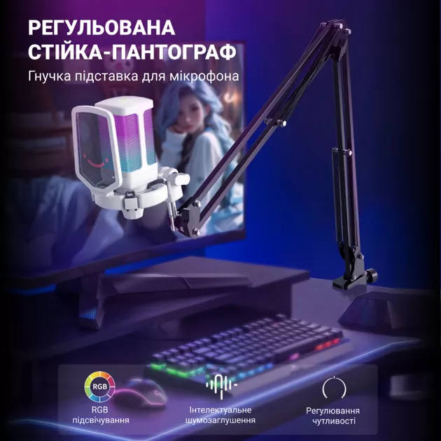 Мікрофон Fifine Q6TW  White - фото 4