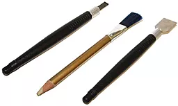 Набор инструментов Baku BK-7280-C (шпателёк, скальпель, карандаш-ластик с щёткой)
