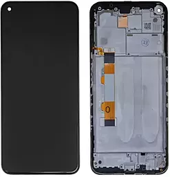 Дисплей Xiaomi Redmi Note 9T с тачскрином и рамкой,  Black